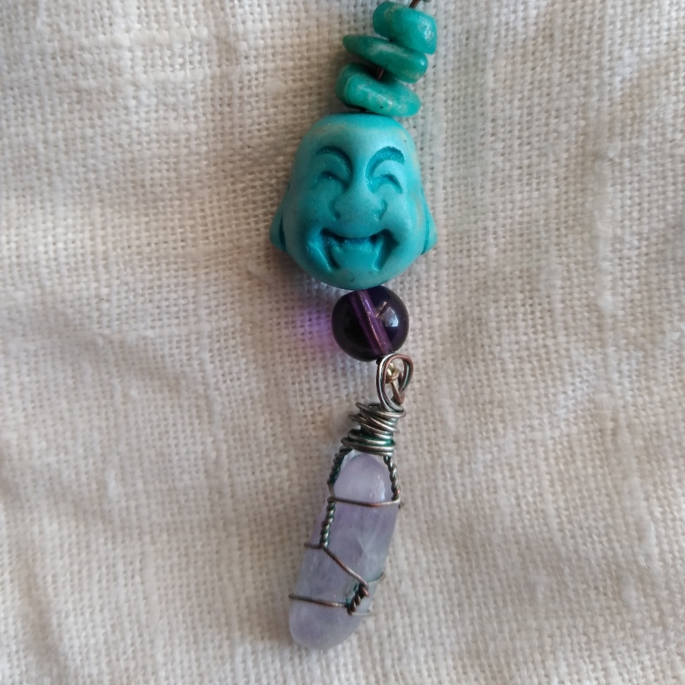 Turquoise Buddha Necklace